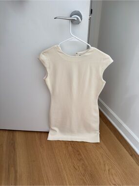 Theory Cream Shift Dress